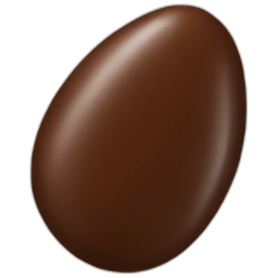 Chocolate bean emoji
