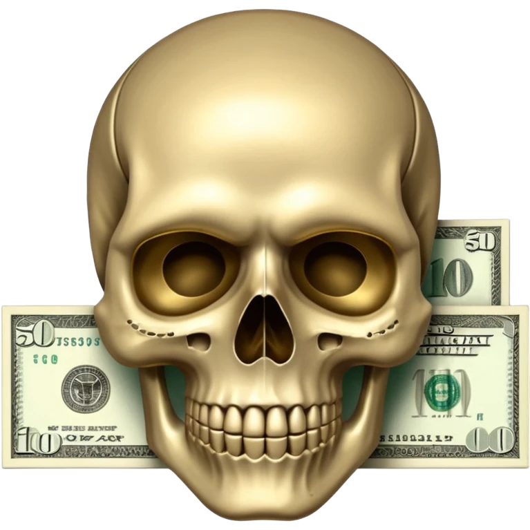 Money Skull Face emoji