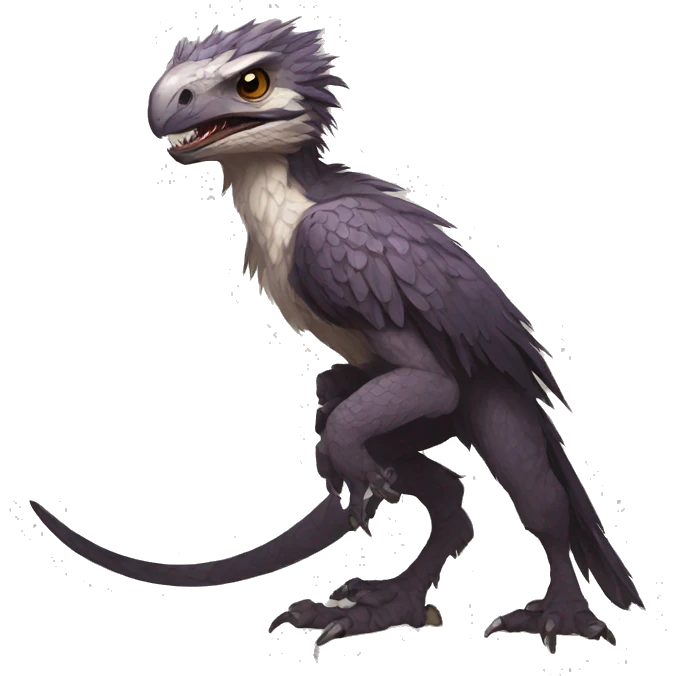 Modern Vernid-Trico-raptor species by LiLaiRa full body emoji
