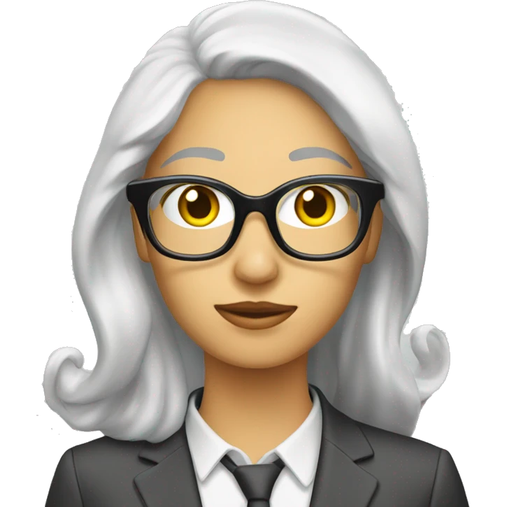Sirene office glasses emoji