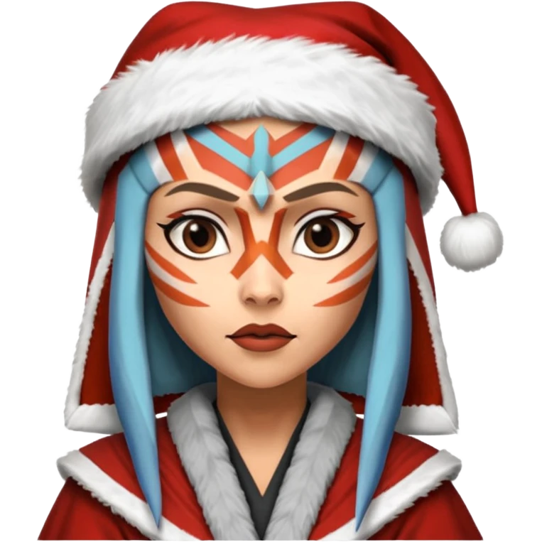 ahsoka tano santa hat emoji