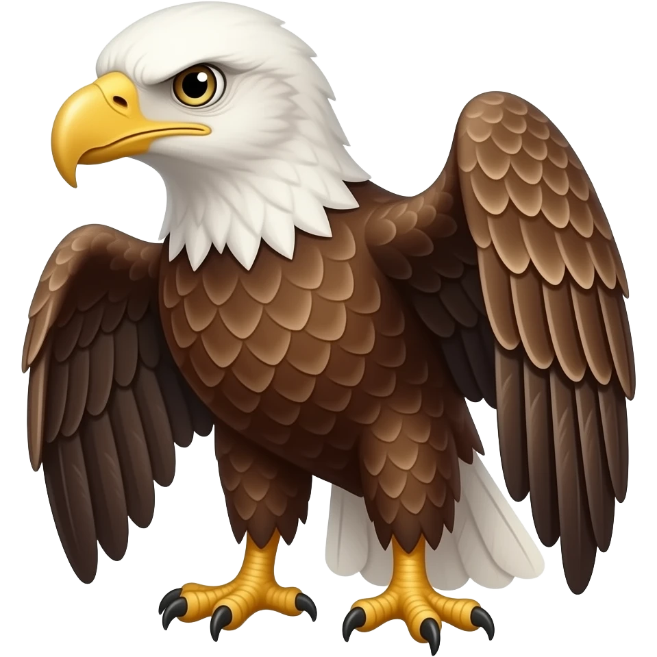 Quiero un diseño de águila en Italia muy rebelde è irreverente emoji