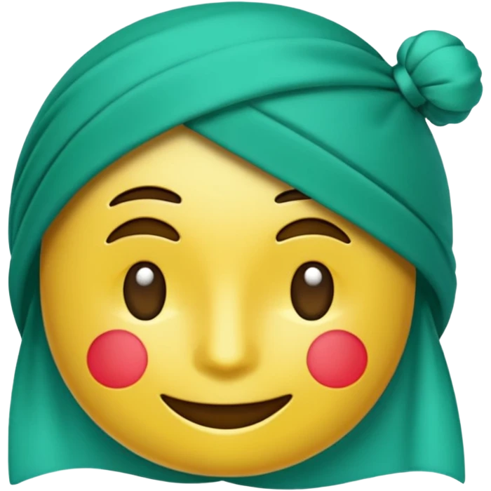 bandeirinhas típicas de são joão, emoji style, green-aqua #00C7B4 color, transparent background emoji