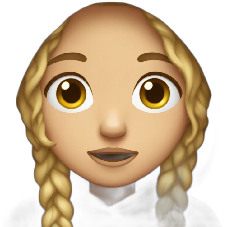 Fille qui pleure emoji