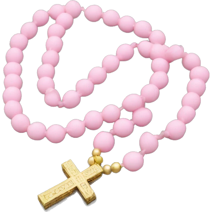 Light pink tasbeeh ( prayer beads ) emoji