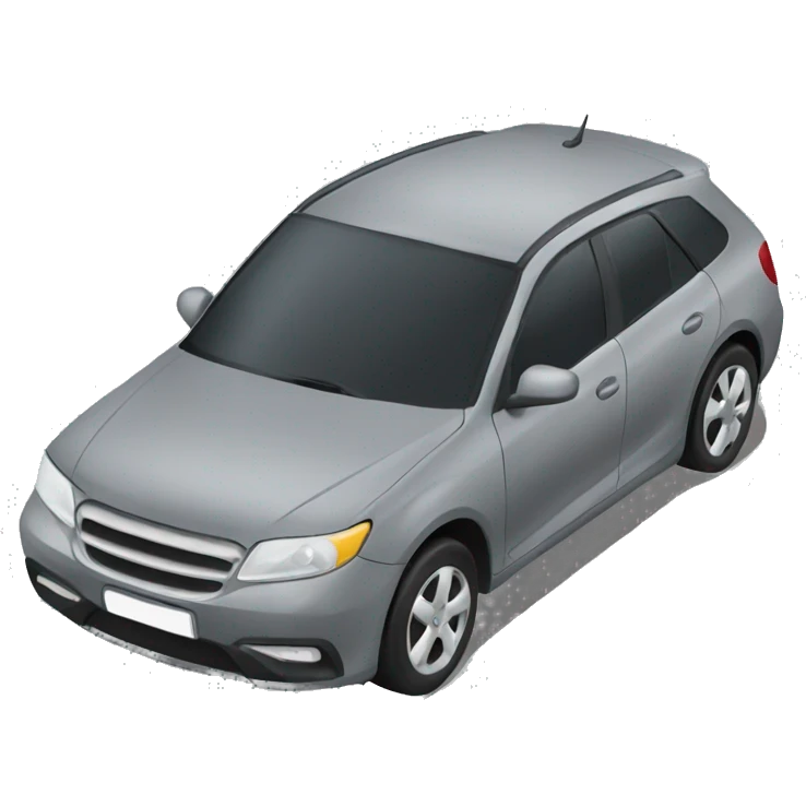 Grey car emoji