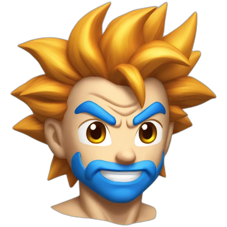 Gogeta blue emoji