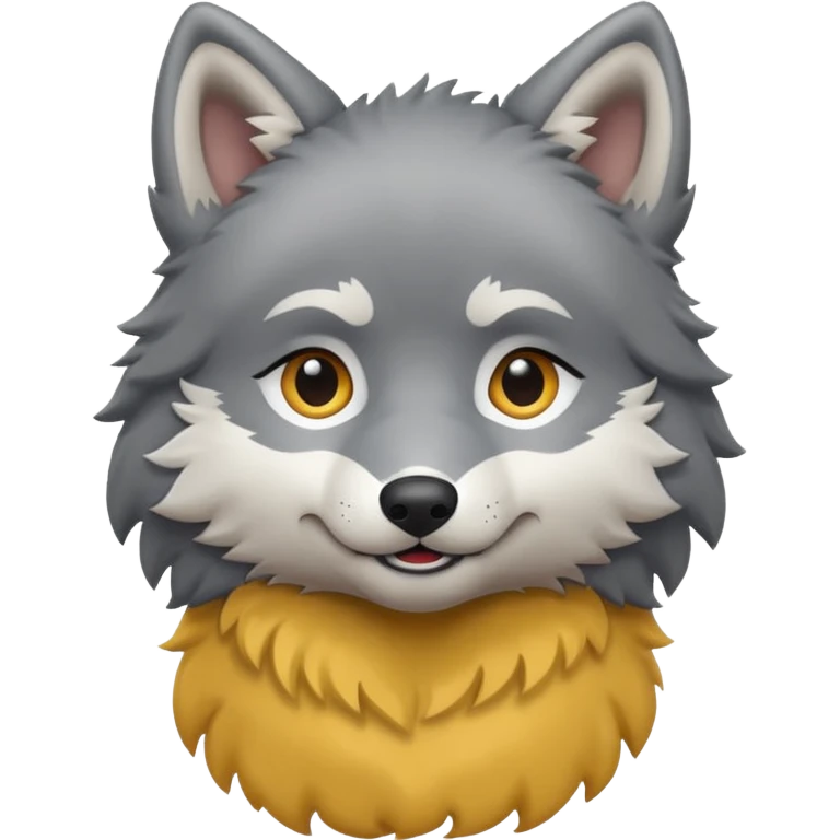 baby wolf emoji