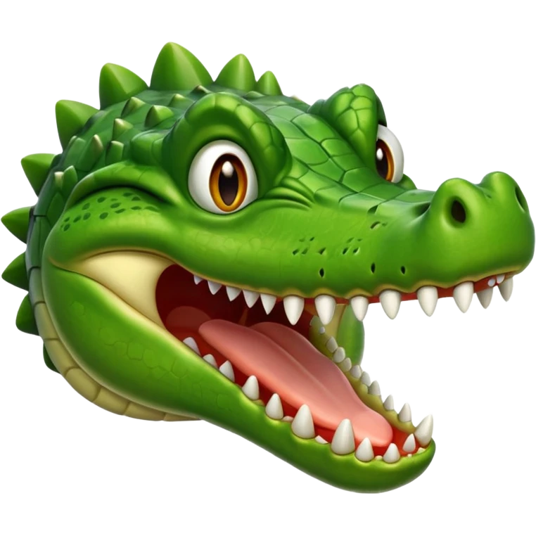 drooling from mouth crocodile emoji emoji
