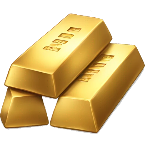 A gold bar emoji