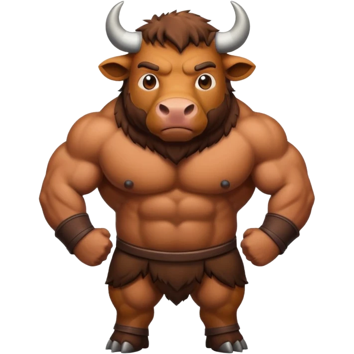 High resolution of An ox emoji