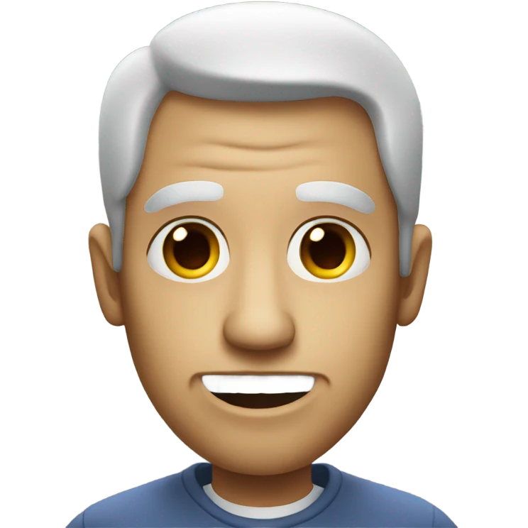 Creepy guy emoji