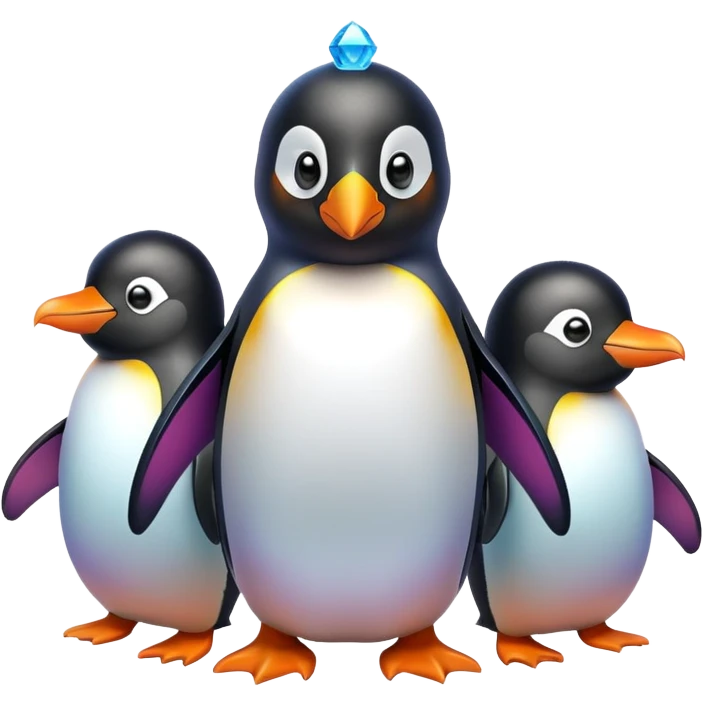 Pingouins magique  emoji