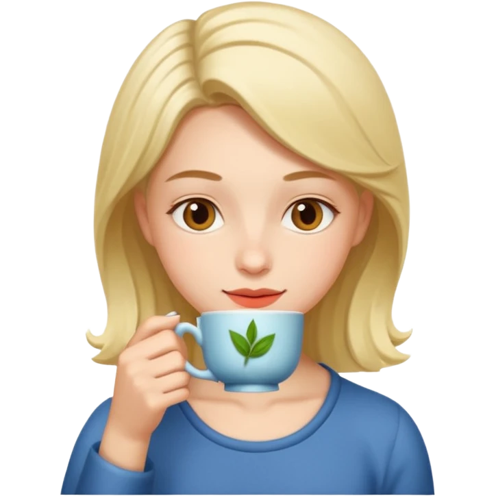 drinking tea emoji