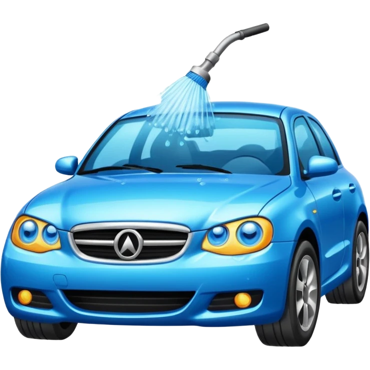 Car being cleaned emoji