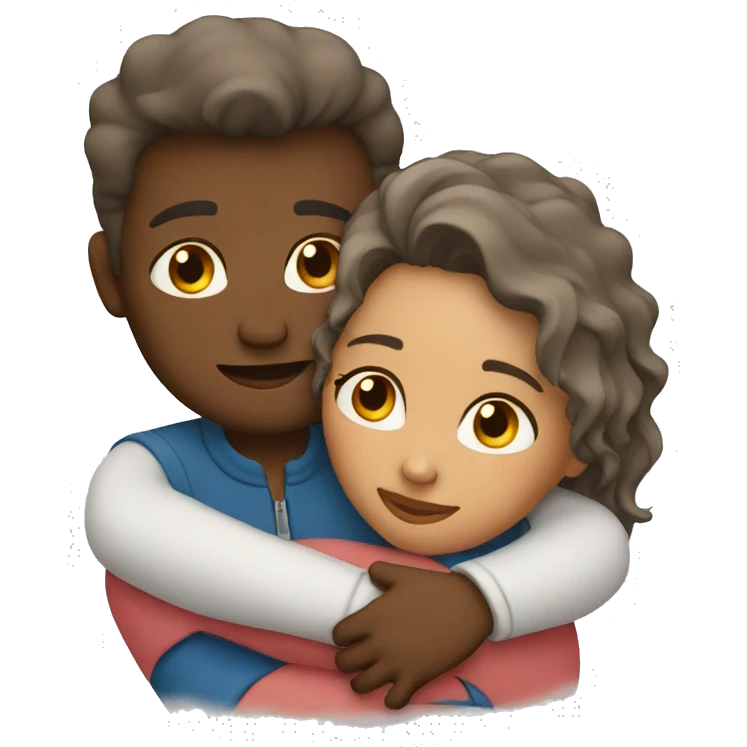 Couple hugging  emoji