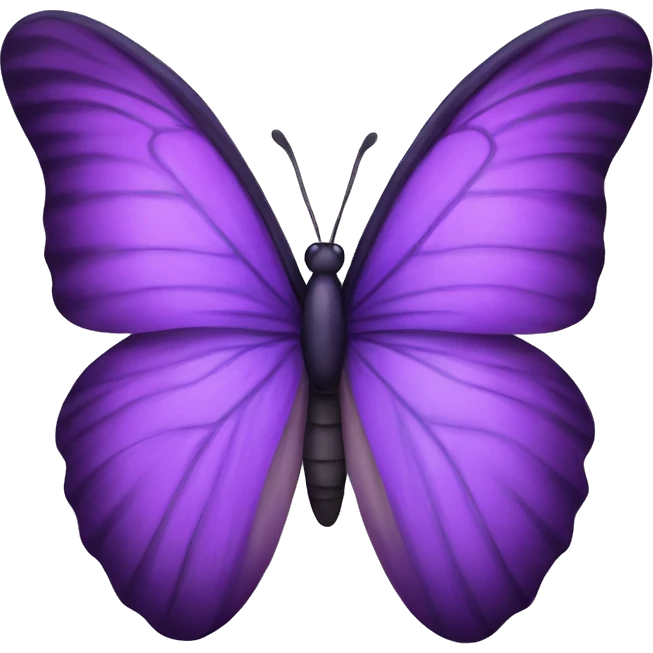 Purple butterfly emoji