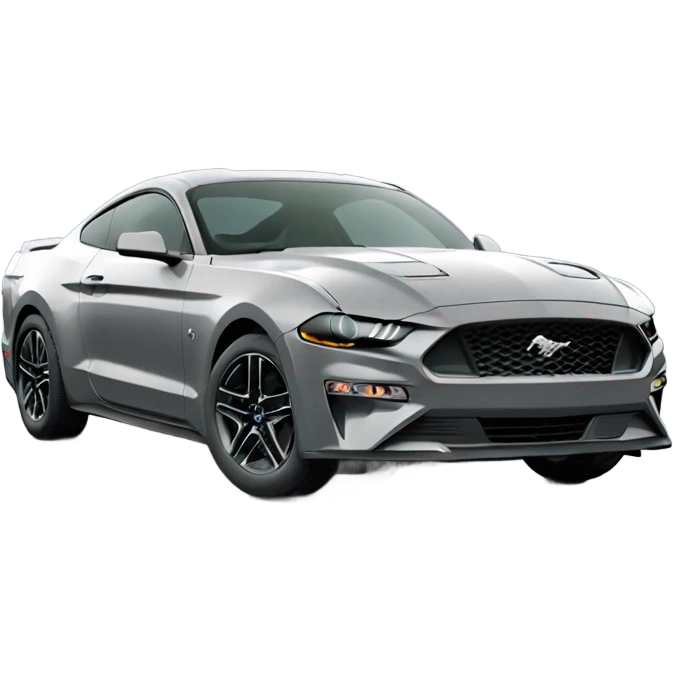 2021 Ford mustang gray  emoji