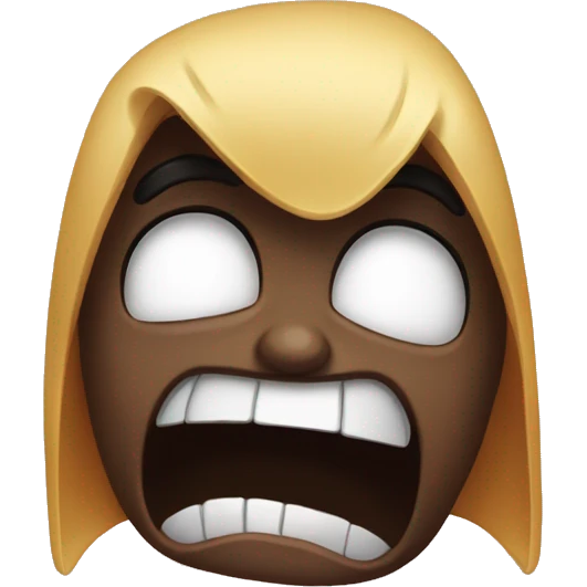 scream cry emoji