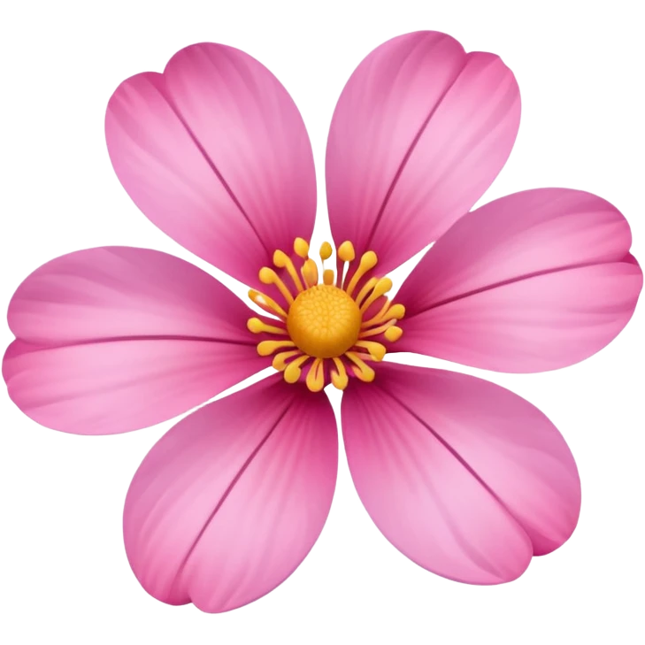 pink flower emoji