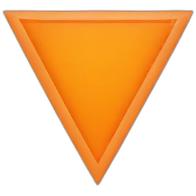 Orange triangular flag emoji