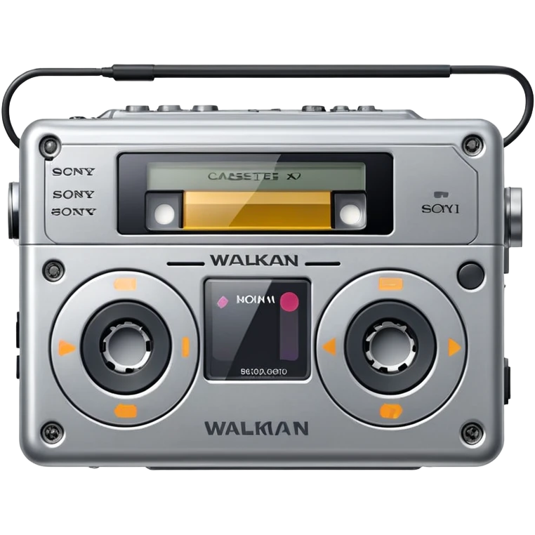 Sony Walkman cassette player emoji