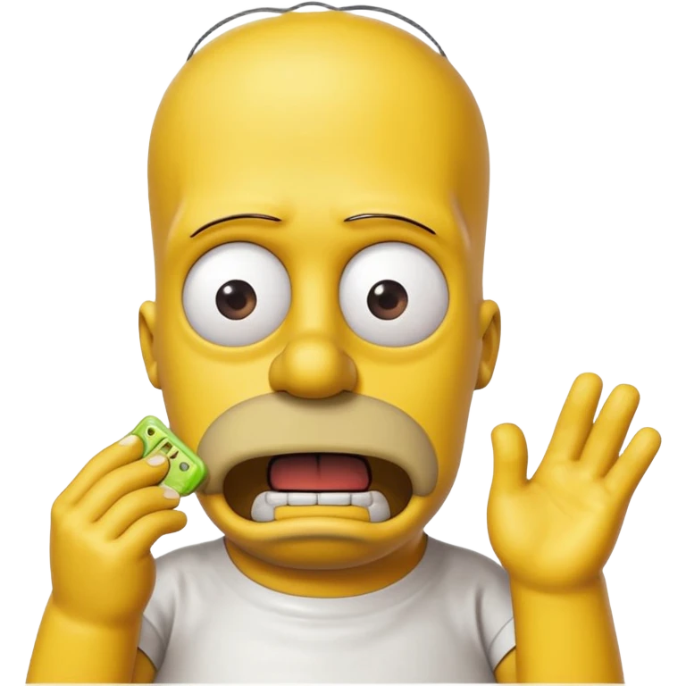 Acid tab Homer Simpson  emoji