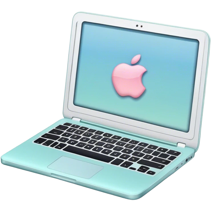 pastel laptop emoji