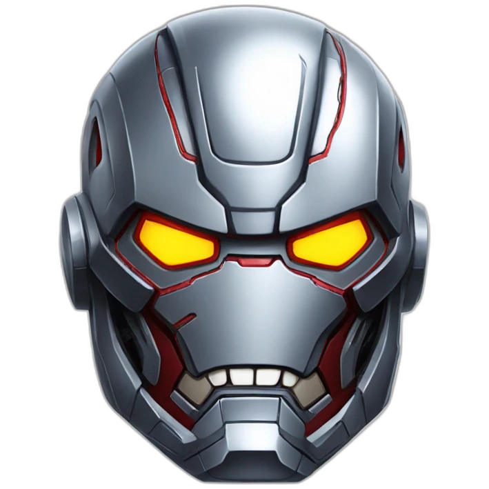 Angry ultron holding emoji