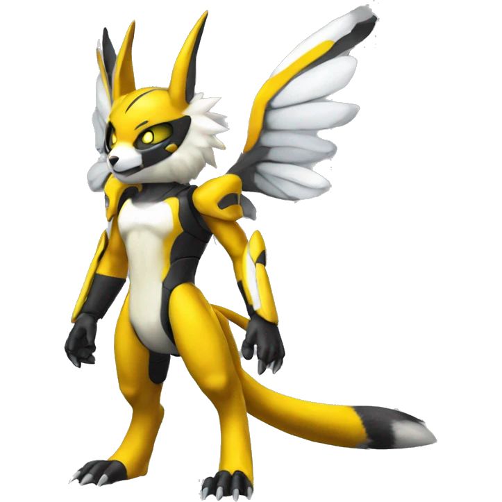 Metabee Renamon full body emoji