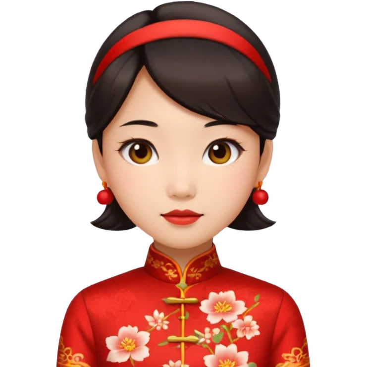 cheongsam girl emoji
