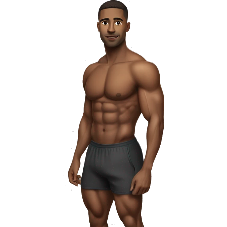 fit guy glutes emoji