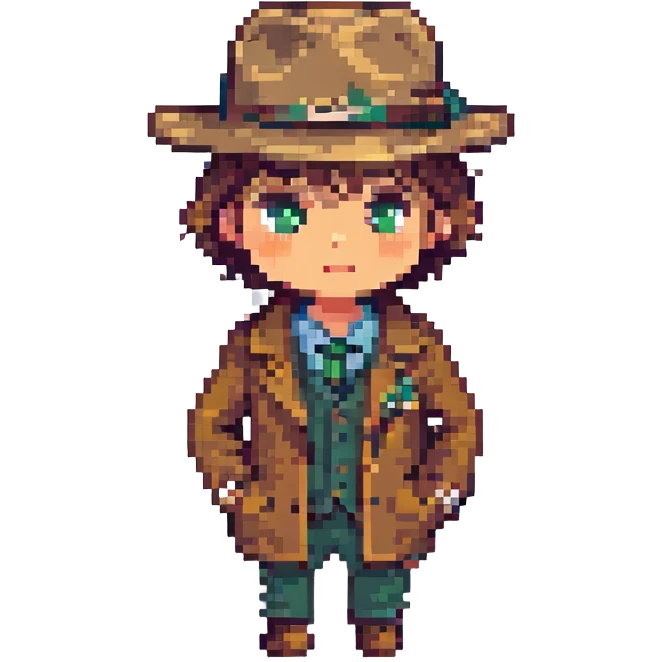 detective with hat emoji