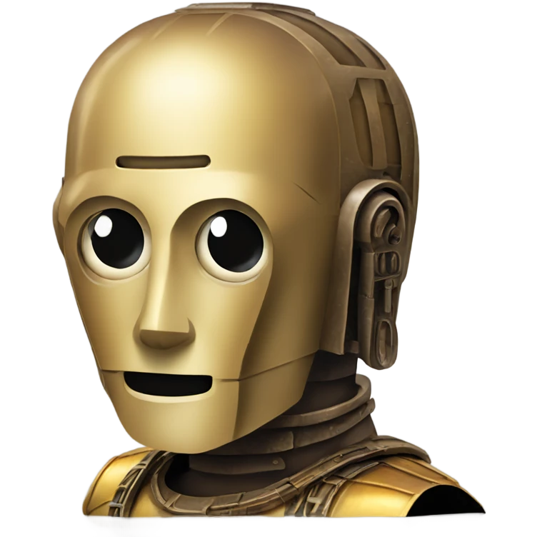 C3P0 Cardboard car emoji