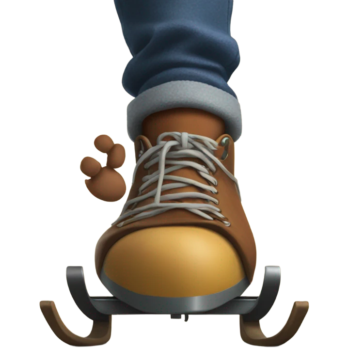 big toe on a sledge emoji