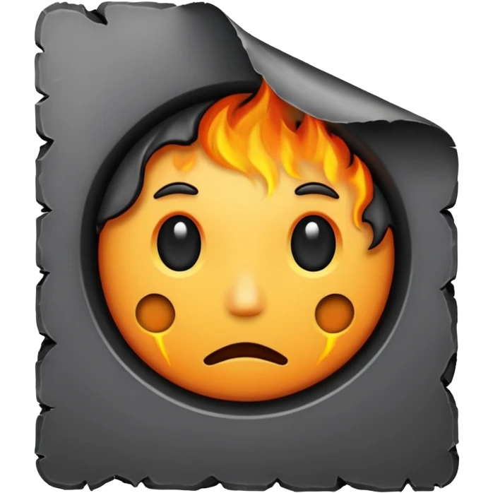 Burnt Paper emoji