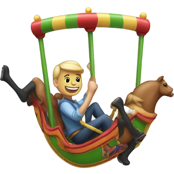 Fair ride swinging  emoji