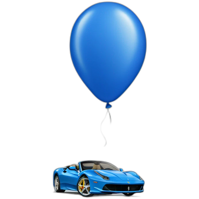 ferrari blue emoji