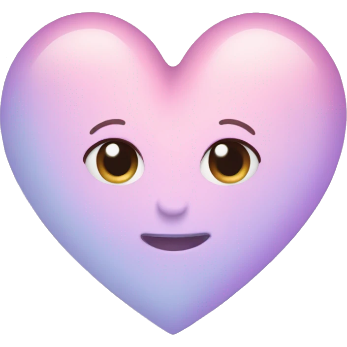 Pastel heart emoji