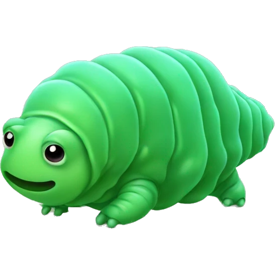 green tardigrade emoji