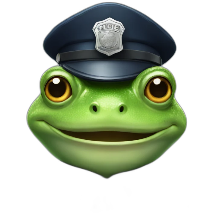 police frog emoji
