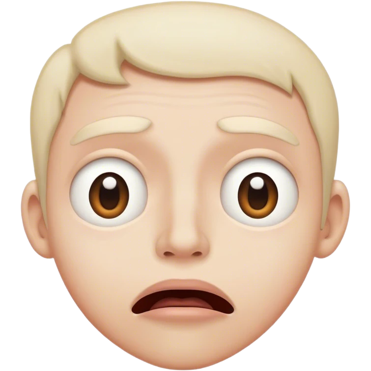  Mouth slightly open, eyes looking upward in a desperate search for lost thoughts. emoji