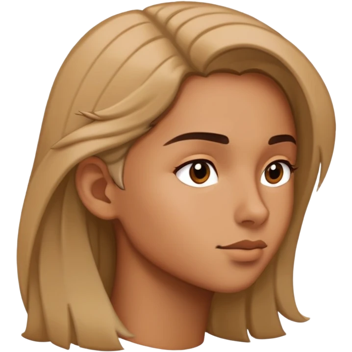 Side profile side eye  emoji
