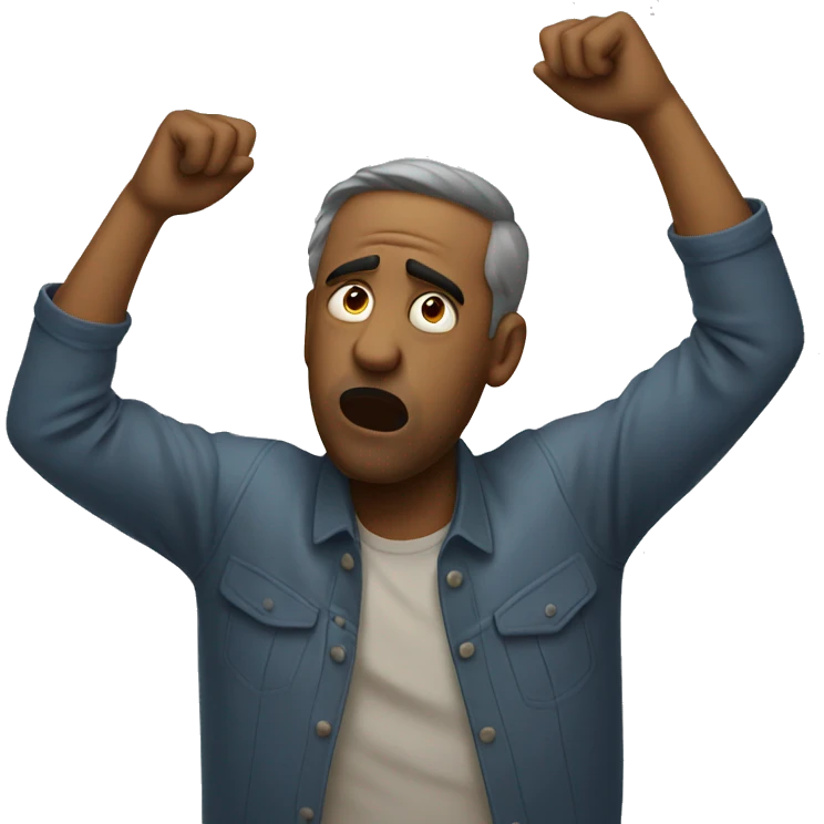 Sad dancing man emoji