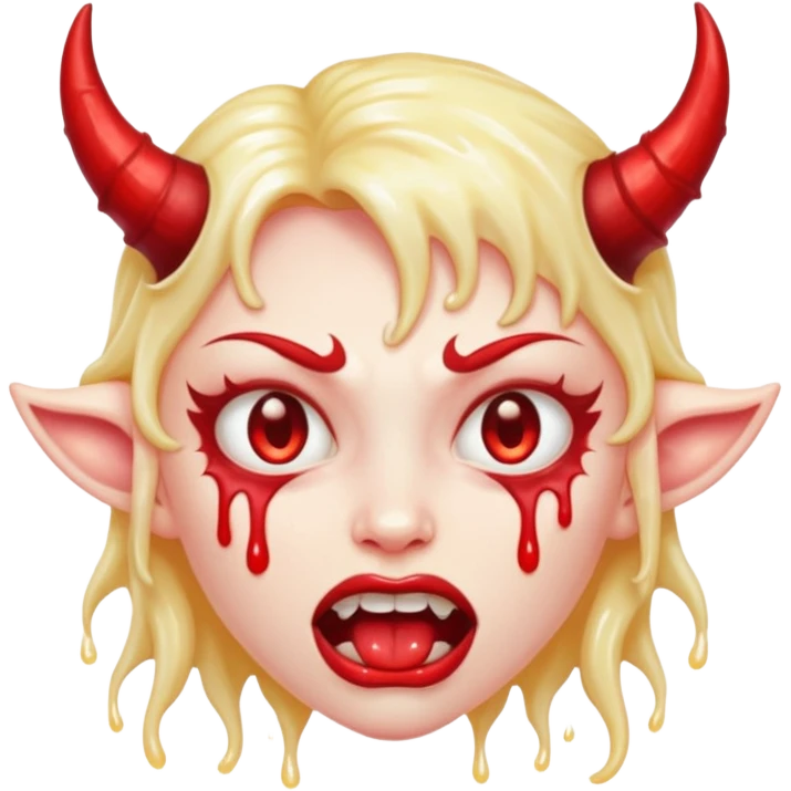 demon with a wet vagina  emoji