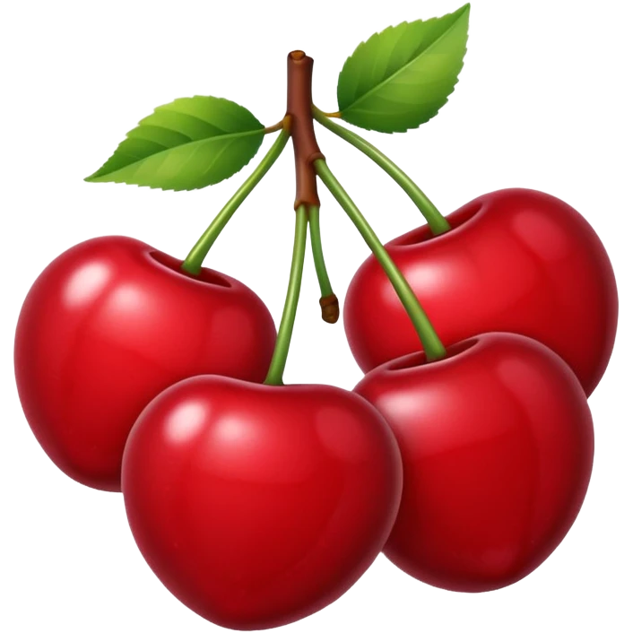 stiker de accesorios guindas  emoji