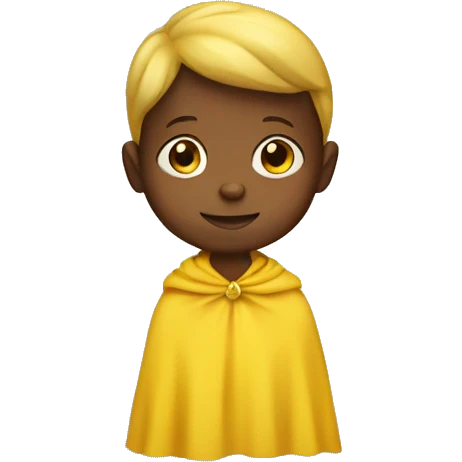 small cape yellow child emoji