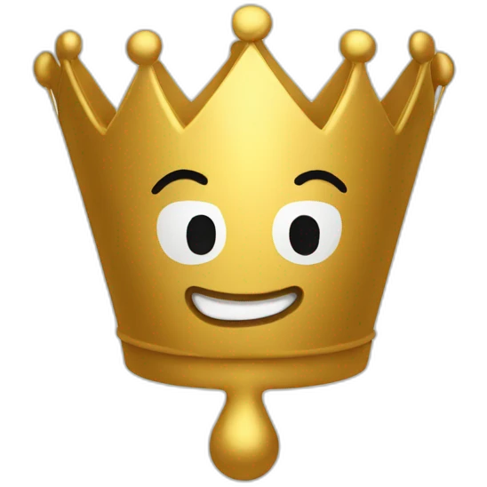 Royal gold exclamation mark emoji