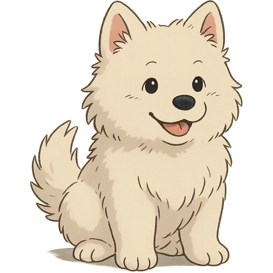 cute samoyed puppy emoji