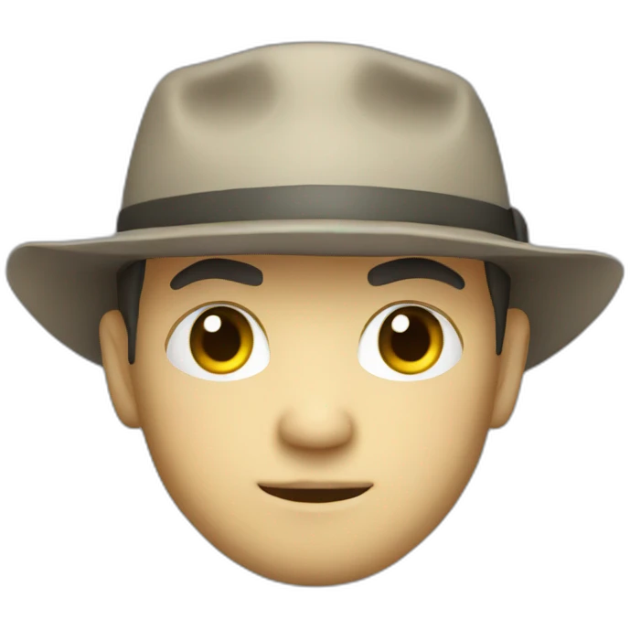 male chibi spy emoji